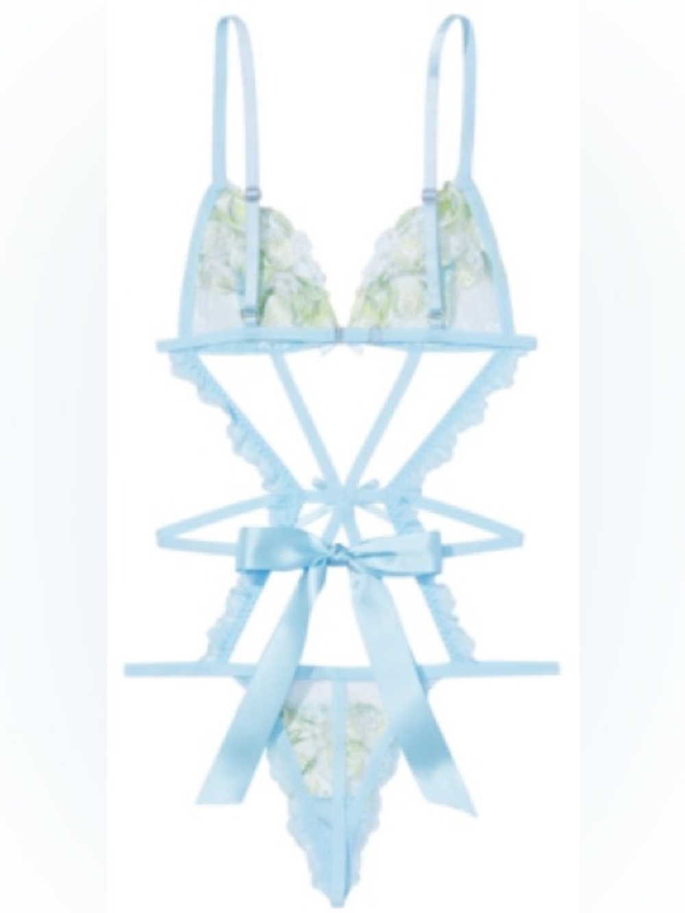 Victoria Secret Cut out Lemon Print Teddy